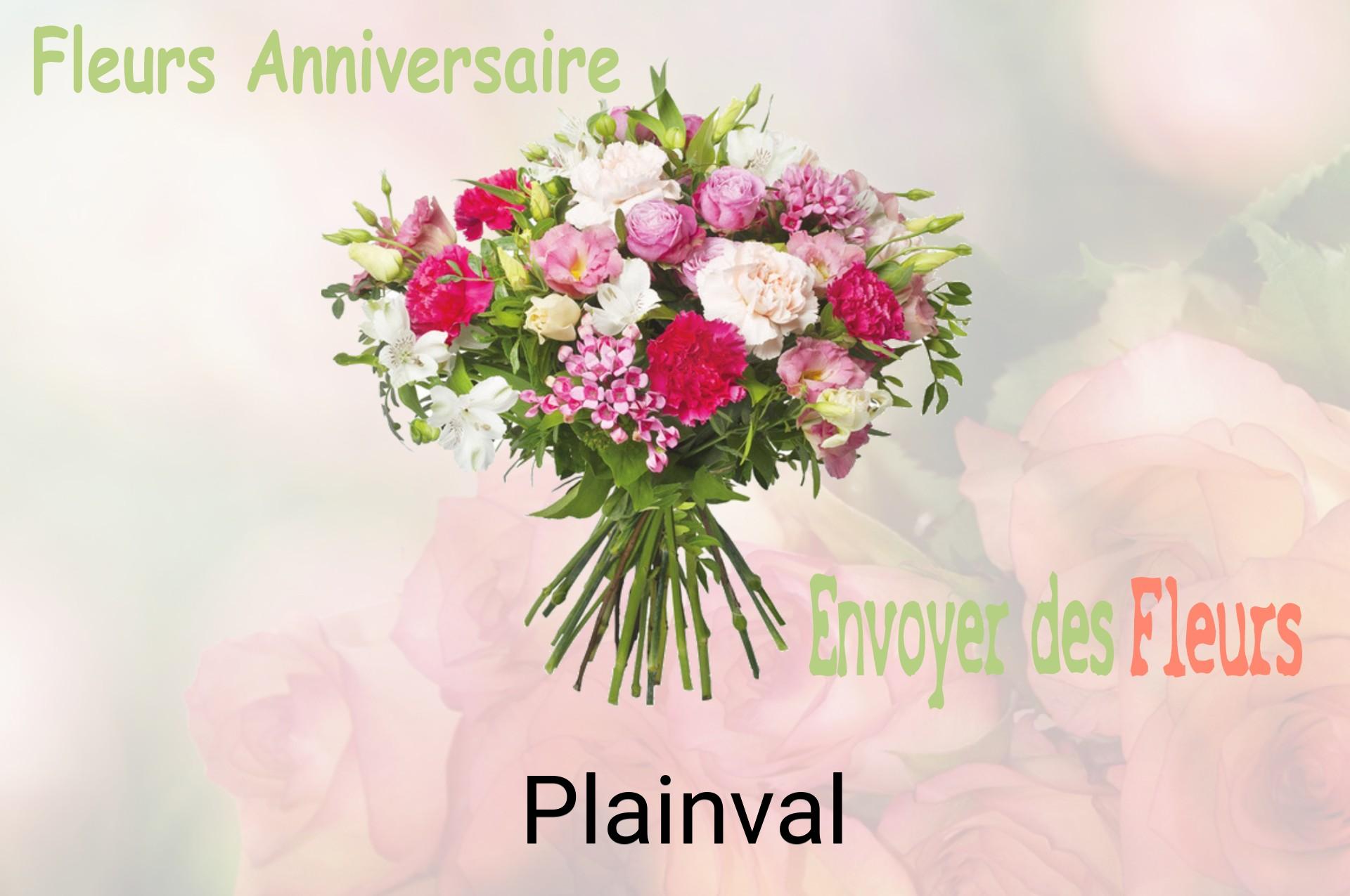 Bouquet de fleurs d’anniversaire livré à Plainval